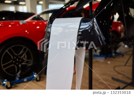 Our car wrap installation services redefine vehicle aesthetics and branding at our auto shop 132353018