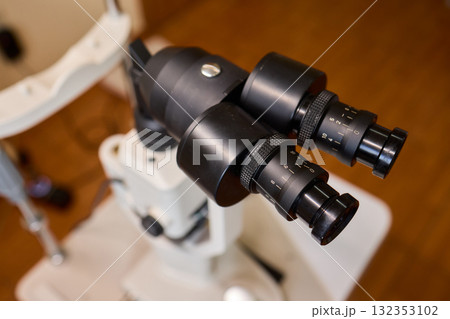 Advanced Optical Microscope Utilized Within a Laboratory Environment for Various Purposes Advanced Optical Microscope Utilized Within a Laboratory Environment for Various Purposes 132353102