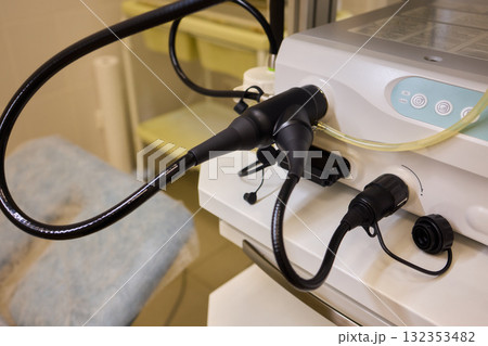 Medical Equipment Featuring Connection Ports Along with Tubing for Various Applications 132353482