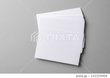Business mock up cards with copy space on grey 132354404