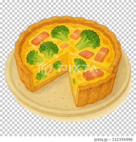 乳蛋餅插圖。 132356996