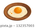 目玉焼きのイラストです。 132357003