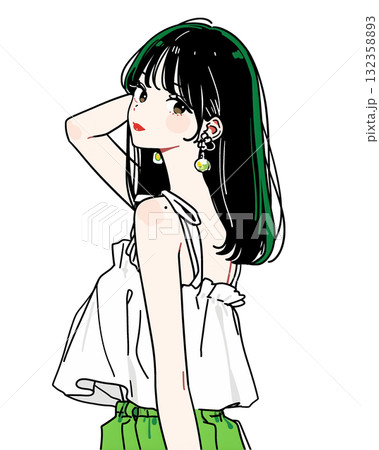 オシャレな女の子 オシャレな女の子 132358893