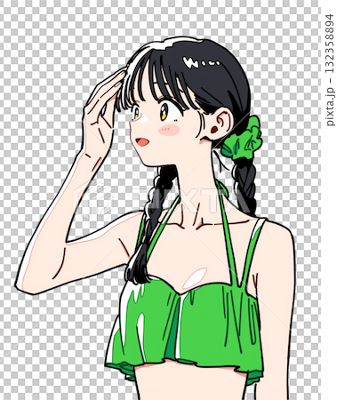 オシャレな女の子 オシャレな女の子 132358894