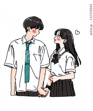 高校生カップル 132358942