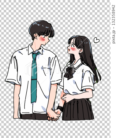 高校生カップル 132358942