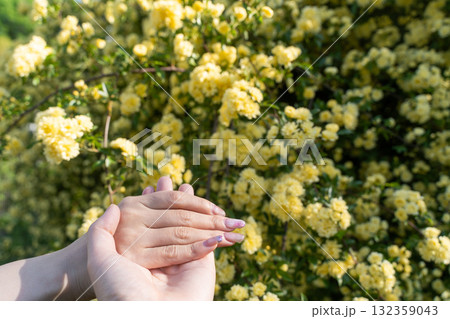 春の日差しと手を重ねる瞬間④ 132359043