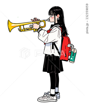 吹奏楽部女子 132359059
