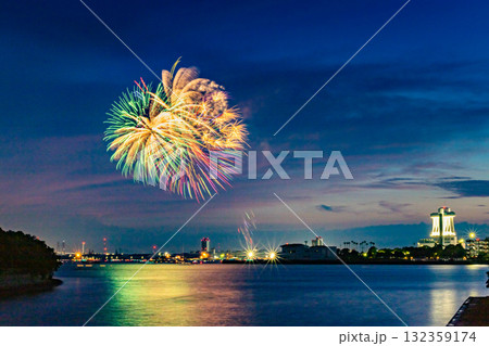名古屋みなと祭打ち上げ花火 132359174