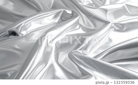 金属光沢のある布の背景素材11 132359336