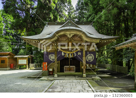 高森　草部吉見神社　拝殿　熊本県高森町 132360003