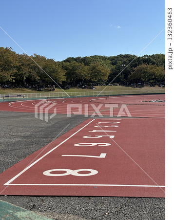 陸上競技場トラック 陸上競技場トラック 132360483