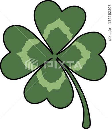 clover leaf isolated 132362808