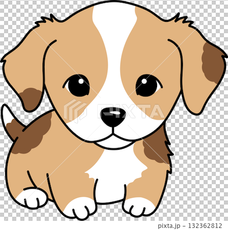 cute puppy illustration cute puppy illustration 132362812