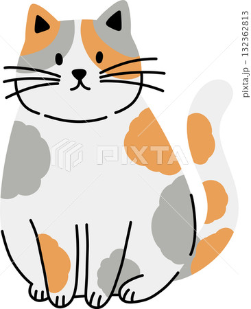 cute cat illustration cute cat illustration 132362813