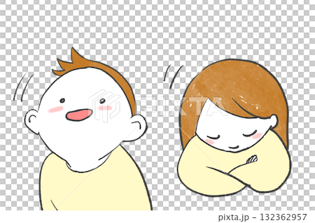 Nodding child 132362957