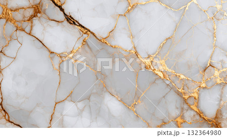 Luxury marble pattern with white background and gold vein, elegant and sophisticated texture Luxury marble pattern with white background and gold vein, elegant and sophisticated texture 132364980