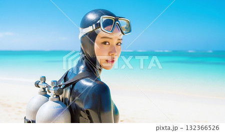 ダイバー 132366526