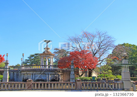 愛知県名古屋市、鶴舞公園噴水塔の風景 愛知県名古屋市、鶴舞公園噴水塔の風景 132366730