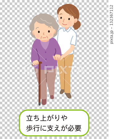 老年人在支持/照顧下行走 老年人在支持/照顧下行走 132367112