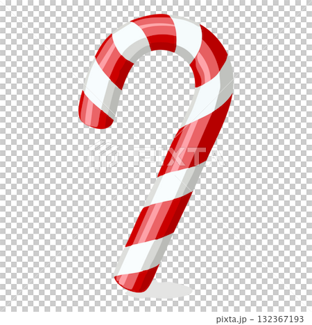 糖果手杖向量插圖-聖誕薄荷棒節日糖果 132367193