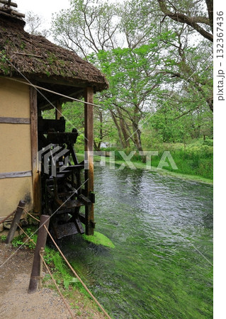 水車のある風景 水車のある風景 132367436