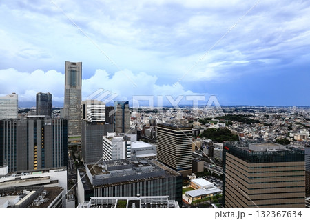 高層ビルから見た風景 132367634