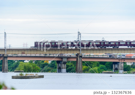 阪急電鉄今津線鉄橋 阪急電鉄今津線鉄橋 132367636