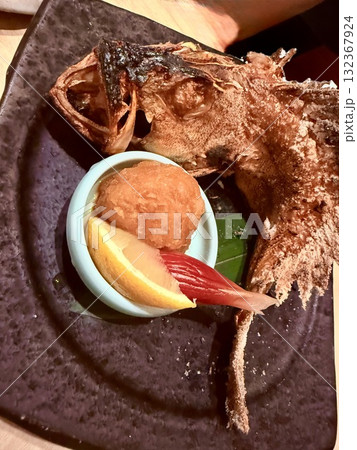 炭火香るあらかぶの炭焼き｜Charcoal-Grilled Rockfish 132367924