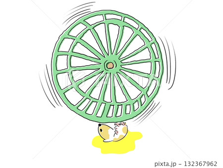 遊び方を知らないハムスター 132367962