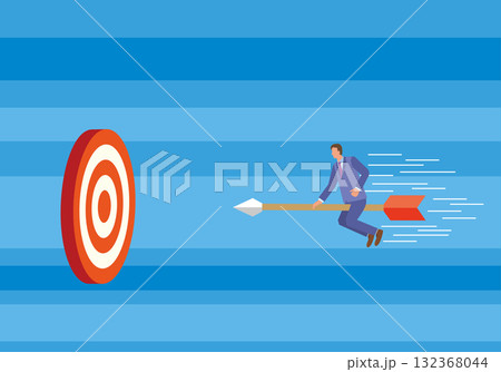 ターゲットとビジネスマン 132368044