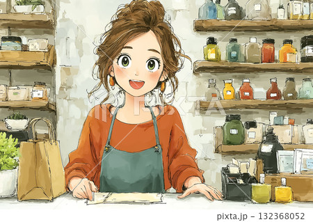 美優シリーズ:販売・接客のショップ店員 美優シリーズ:販売・接客のショップ店員 132368052