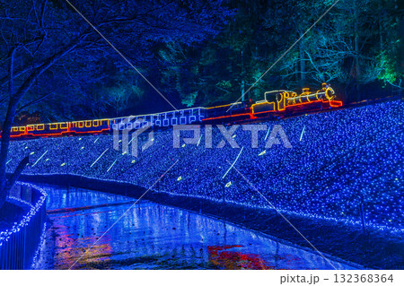 伊豆 修善寺 イルミネーション 機関車 虹の郷 伊豆 修善寺 イルミネーション 機関車 虹の郷 132368364