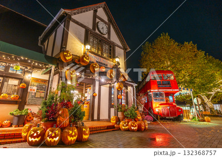 修善寺　虹の郷　ハロウィン　イルミネーション　秋 132368757