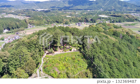 新城市 よく晴れた日の設楽原決戦場（設楽原古戦場）上空より 132369487