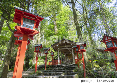 新緑の京都 貴船神社結社(中宮) 本殿 新緑の京都 貴船神社結社(中宮) 本殿 132369536