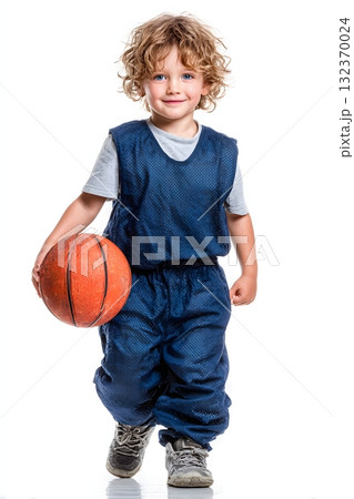 3D boy elementary student dribbling basketball, smiling face, isolated white 3D boy elementary student dribbling basketball, smiling face, isolated white 132370024