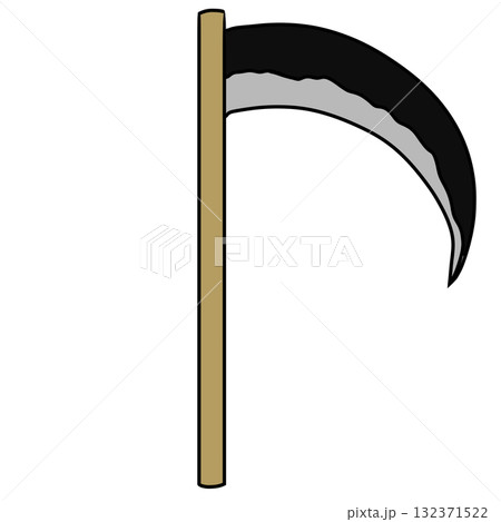 鎌　シンプル 132371522