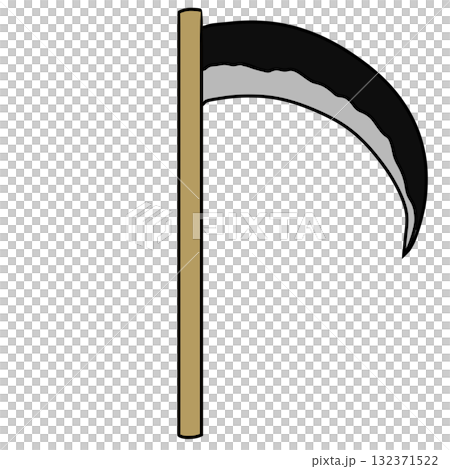 鎌　シンプル 132371522