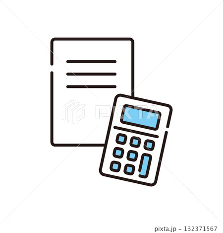 銀行やお金のアイコン 銀行やお金のアイコン 132371567