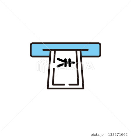 ATM 引き出し 挿入 会計 ATM 引き出し 挿入 会計 132371662