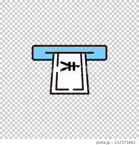 ATM 引き出し 挿入 会計 ATM 引き出し 挿入 会計 132371662