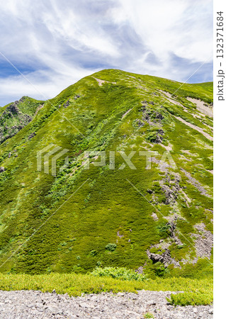 小兎岳から見る兎岳 南アルプス聖岳と兎岳登山 小兎岳から見る兎岳 南アルプス聖岳と兎岳登山 132371684