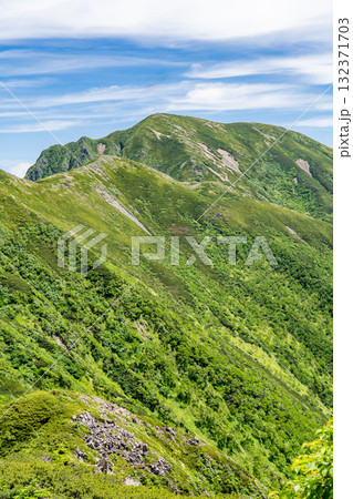 中盛丸山から見る兎岳　南アルプス聖岳と兎岳登山 132371703