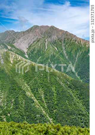 中盛丸山の山頂から見る赤石岳と小赤石岳 南アルプス聖岳と兎岳登山 中盛丸山の山頂から見る赤石岳と小赤石岳 南アルプス聖岳と兎岳登山 132371705