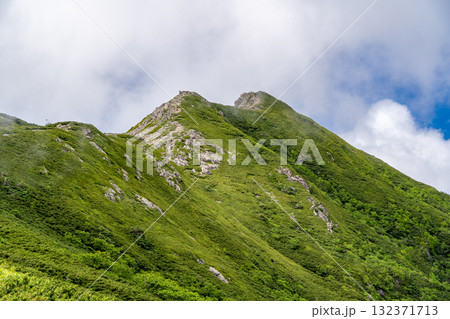 百間洞下降点から見る大沢岳 南アルプス聖岳と兎岳登山 百間洞下降点から見る大沢岳 南アルプス聖岳と兎岳登山 132371713