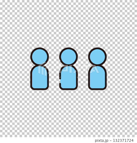 Three people icon 132371724