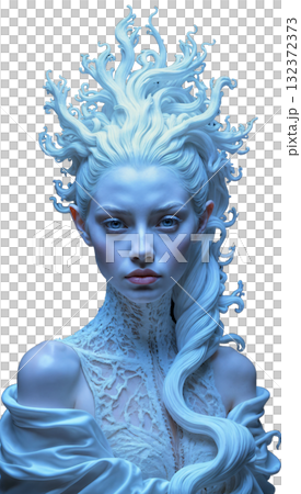 Portrait of an albino girl Portrait of an albino girl 132372373