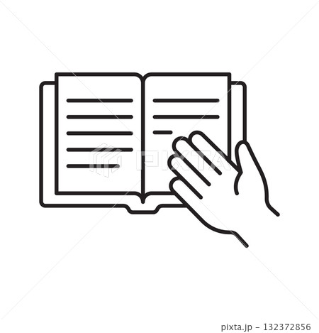 Learning or Teaching Concept, Hand Turning a Page Learning or Teaching Concept, Hand Turning a Page 132372856
