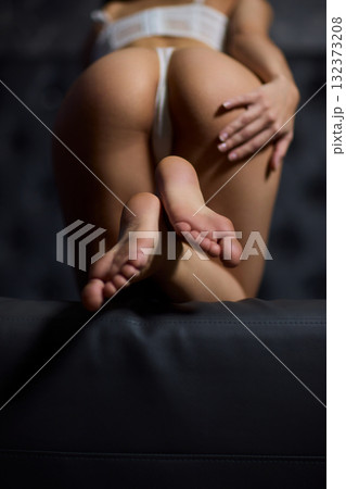 This is a stunning and sensual portrait featuring exquisite lingerie and an elegant touch This is a stunning and sensual portrait featuring exquisite lingerie and an elegant touch 132373208